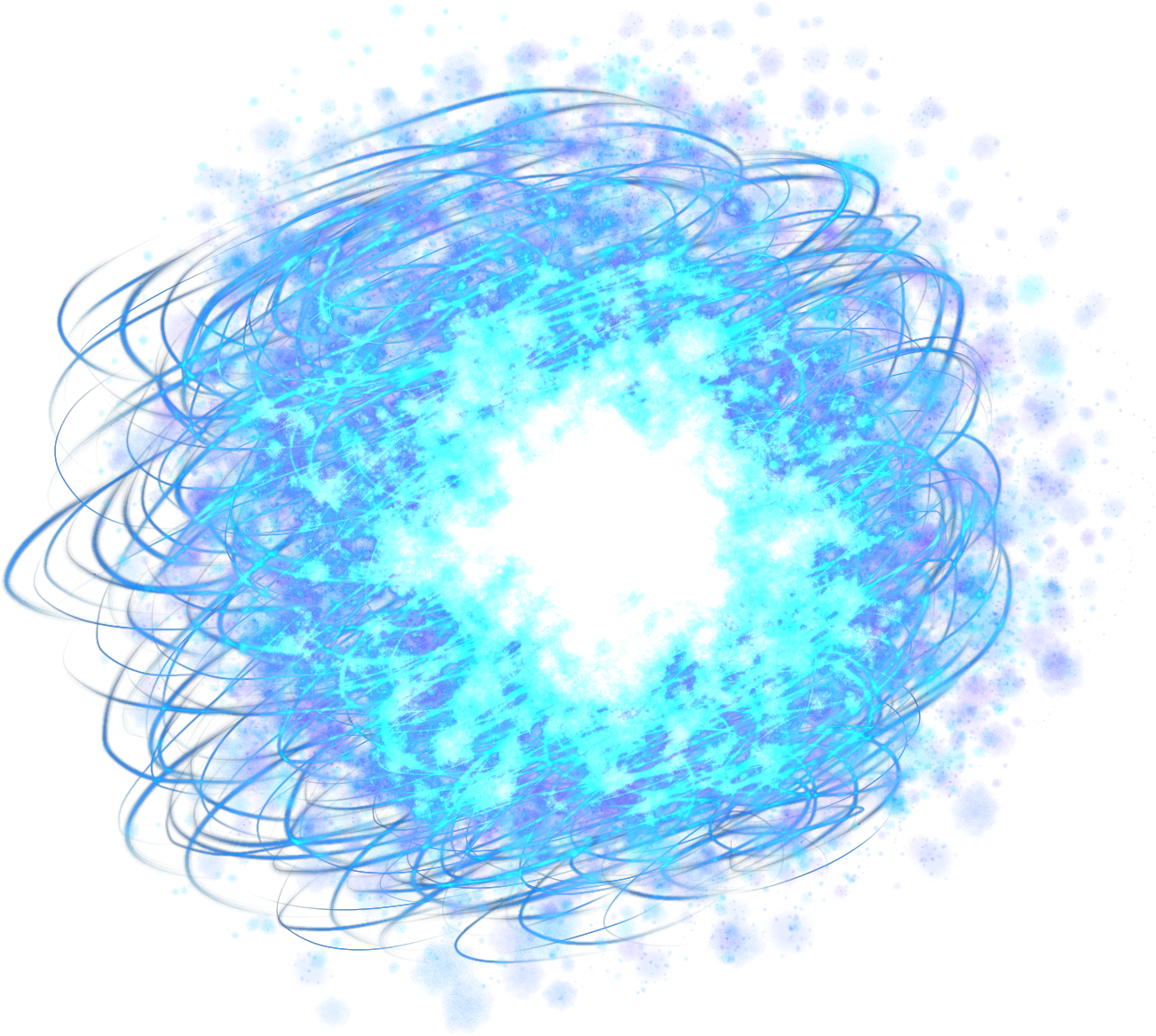 Glowing Blue Magic Orb